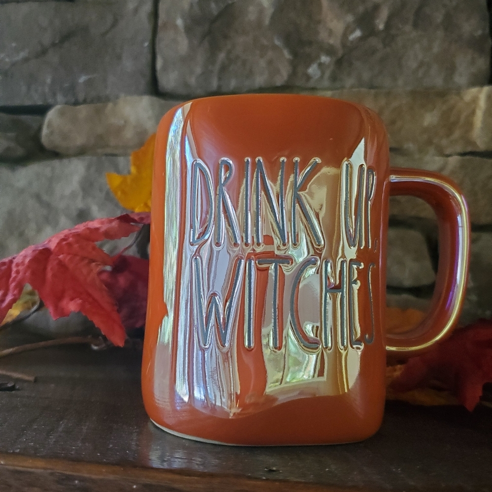 Rae Dunn Halloween Drink Up Witches Mug-NWT